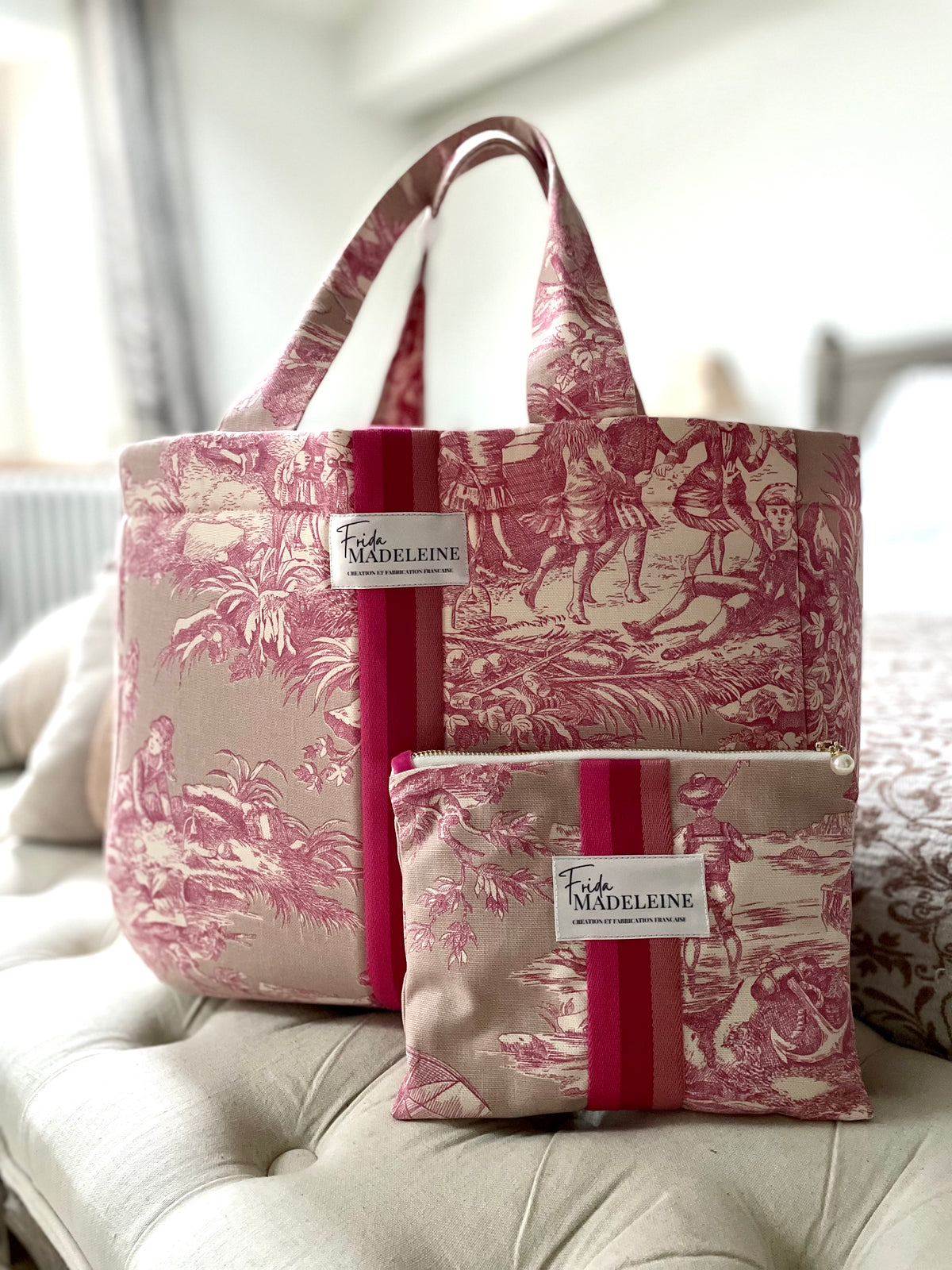 Pochettes Jeannette Rose Pétale