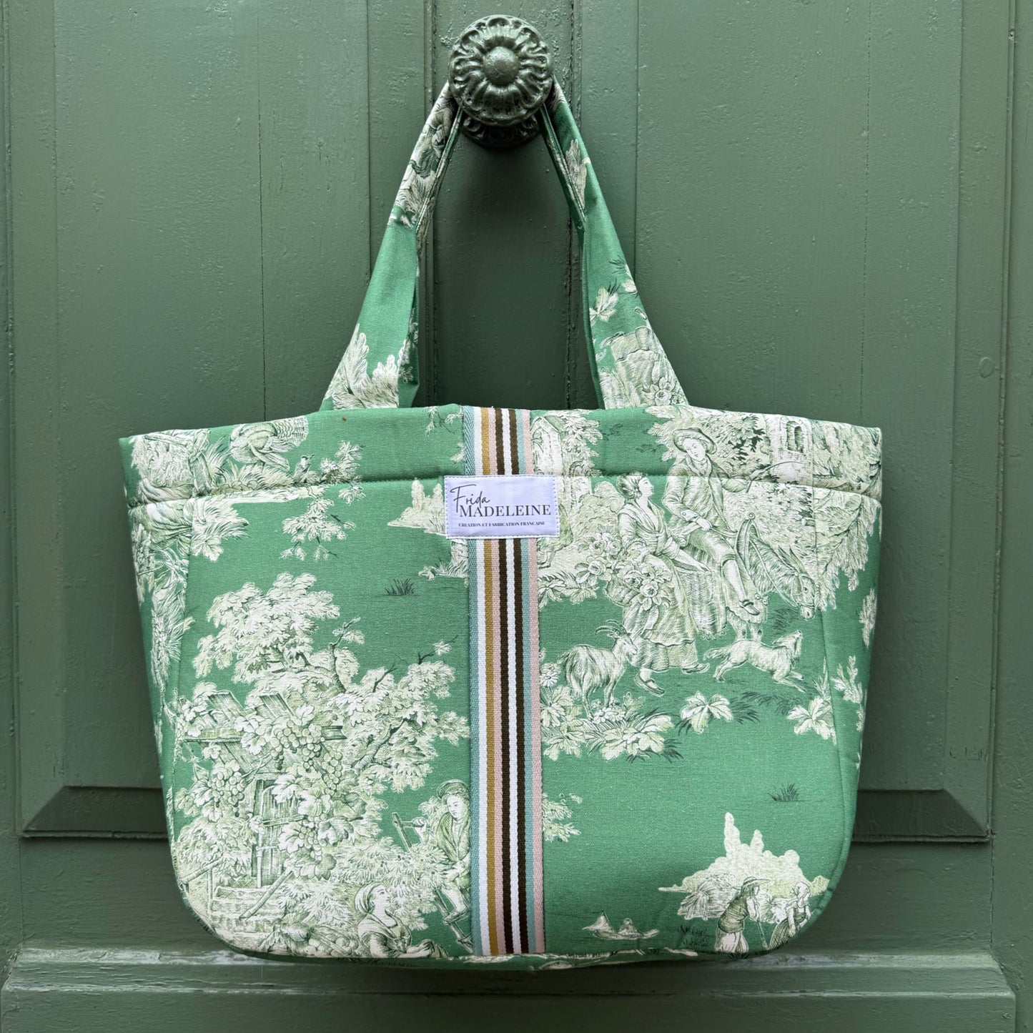 Cabas Emile Vert Jardin