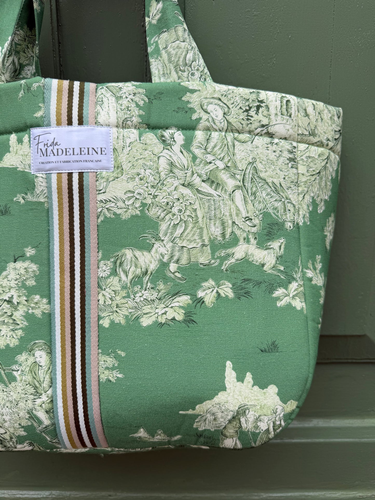 Cabas Emile Vert Jardin