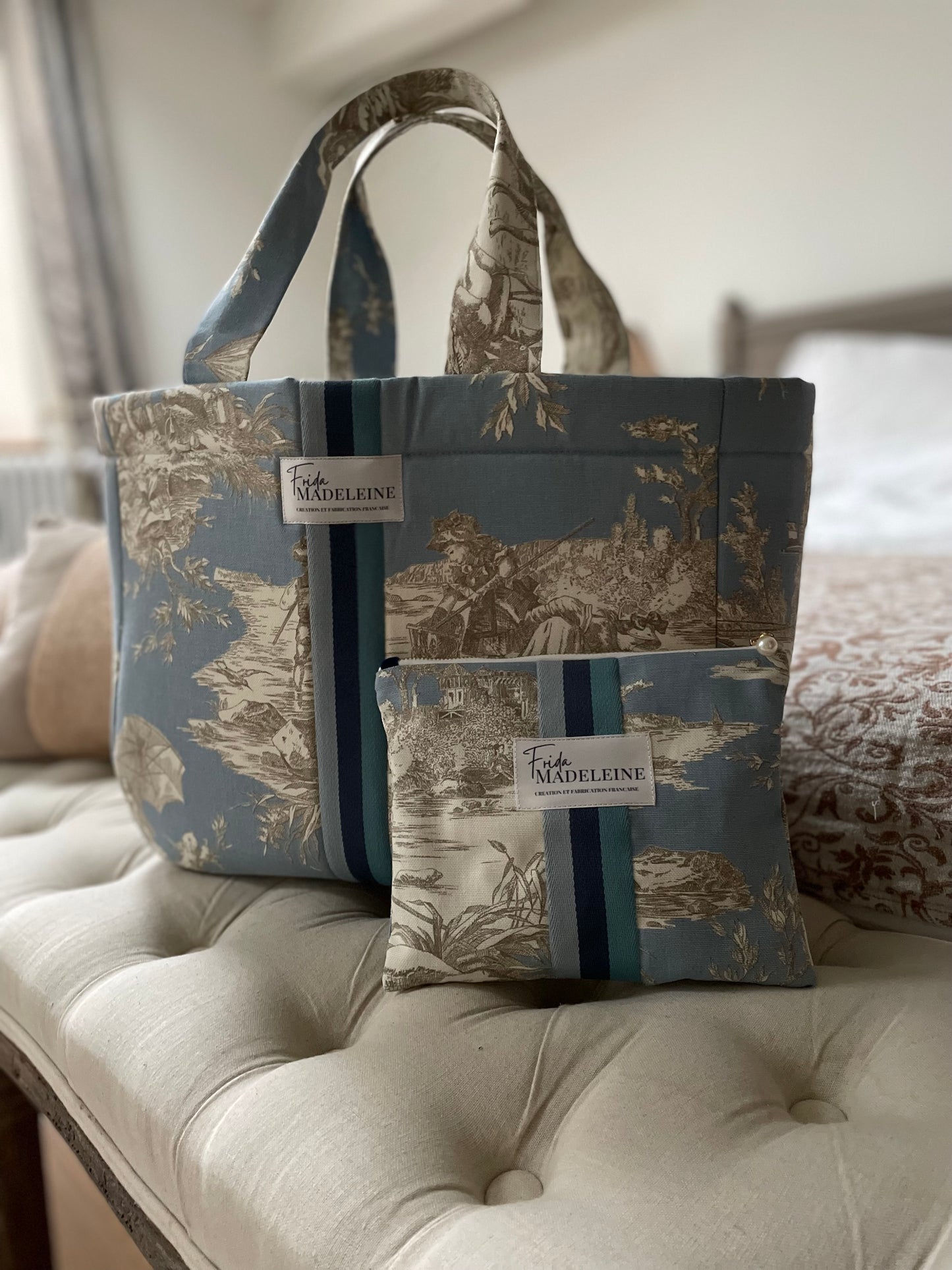 Pochettes Jeannette  Bleu Mineral