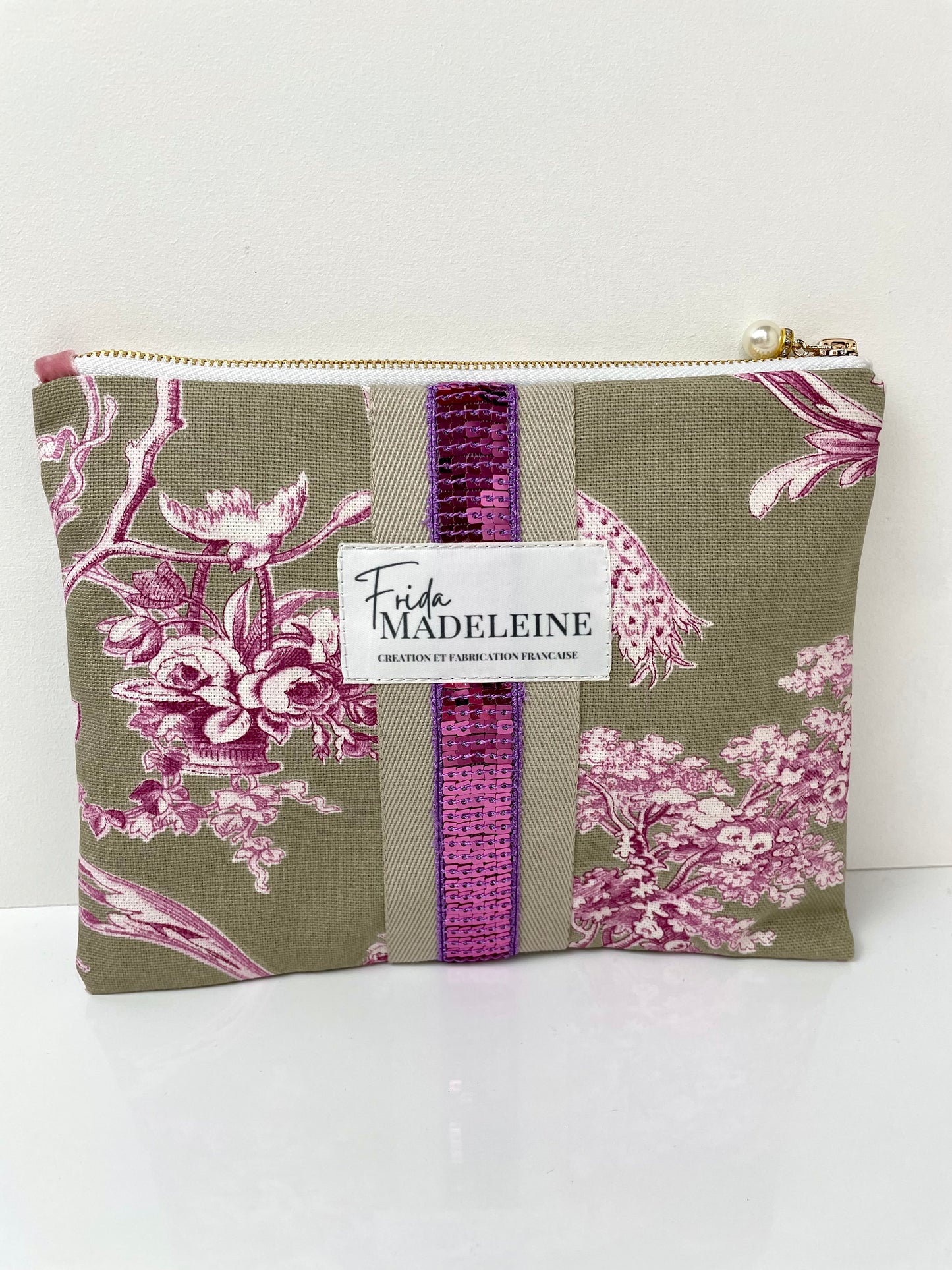 Pochettes Jeannette  Lilas et Lin