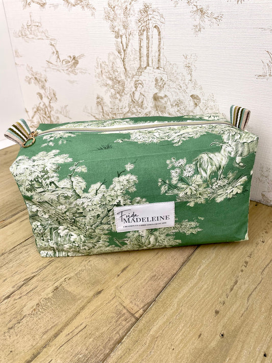 Trousse de toilette Muriel Vert Jardin